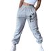 Women's Clothing Women's High-Waisted Long Pants Unique Print Europe America Bottoms For Formal & Casual For Women_ecoleips.com