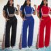 Women's Clothing Fashion Women's Clothing Trend Wide Leg Loose Casual Trousers Two Piece Set_ecoleips.com