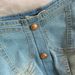 Women's Clothing Elegant Two-Piece Denim Set - Square Neckline With Puff Sleeves & High-Waisted Ombre Skirt (Light Blue, S/M/L/XL)_ecoleips.com