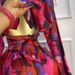 Women’s Clothing Spring New Style Elegant Printed V Neck Backless High Waist Dress Short Skirt_ecoleips.com