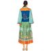Women's Clothing Fashion Personality Printed Short Sleeved Casual Loose Puff Sleeve Dress_ecoleips.com