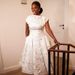 2026 Floral Print A-Line Midi Dress - Elegant Tie-Waist Summer Dress_ecoleips.com