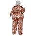 Plus Size Women's Clothing Cardigan Long Sleeve Loose Pants Fashion Printed Casual Set For Women N7734_ecoleips.com
