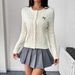 European And American Cross-border Knitted Sweater Coat, Elegant Long-sleeved Cable-knit Cardigan Coat_ecoleips.com