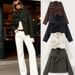 Quilted Detachable Scarf Cotton Jacket For Women - Loose Fit Stand Collar Winter Coat, Casual Outerwear_ecoleips.com