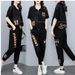 Summer Stylish Two Piece Suit plus Size Curvy Women's Loose Fit Slimming Casual Sporty Set New Style_ecoleips.com