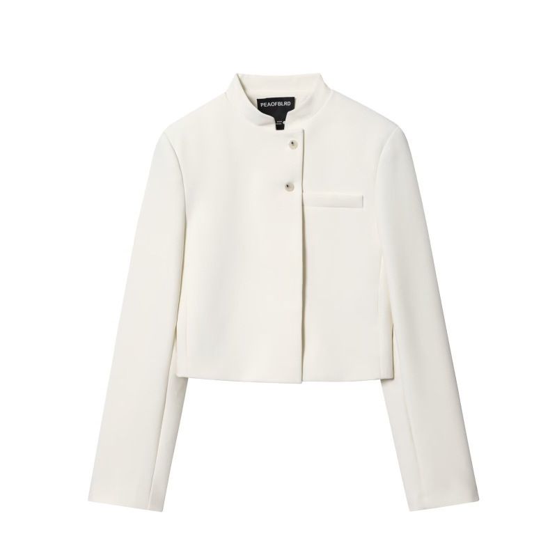 Women's 2026 Fall/Winter New Fashion Urban Style Elegant And Decent Short Stand Collar Ladies' Blazer_ecoleips.com