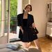 ng2510292 Wholesale High-quality 2024 Summer New Thin Suit Jacket Short-sleeved Loose Mid-length Elegant Set_ecoleips.com