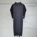 Casual Japanese Style Pleated Batwing Sleeve Dress Women's Spring Autumn Plus Size Slimming Base Layer Long Skirt_ecoleips.com