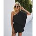 Women's Clothing Sexy off-the-shoulder loose-fitting romper for the home_ecoleips.com