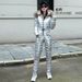 Women's Clothing Elegant Women's Jumpsuit With Fur Collar - Stylish Casual One-Piece Outfit For Office & Daily Wear, Comfortable Memory Fabric_ecoleips.com