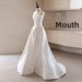 Satin Wedding 2026 New Simple Forest Style Super Fairy Outdoor Gown Elegant Slimming French Strapless Dress_ecoleips.com