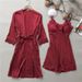 Aria Basics European And American Hot-Selling Sexy Lingerie Strap La Nightdress Women's Homewear Two-Pie Set Wholesale From_ecoleips.com