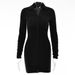 Women Stylish Figure‑Flattering Dress With Single‑Breasted Buttons & Ruched Details_ecoleips.com