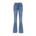 Women's Clothing INS Fashion Trend Personality Bow Print Jeans_ecoleips.com