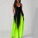 Women's Clothing Women's Elegant Stylish One Piece Long Dress Mid Waist Spring Summer Fashion Print With Pockets_ecoleips.com