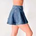 2025 Summer Style Hot Girl Studded A-line Pleated Women's Denim Skirt 8947_ecoleips.com