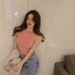 Slim Fit Short Halter Neck Vest Women's Sleeveless Top Korean Style Spring Summer 2026 Inner Or Outer Wear Base Layer_ecoleips.com