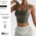 Colorful Beaded European American Style Tight Yoga Vest, Quick-Dry Fitness Versatile For Outdoor Wear, Running, And_ecoleips.com