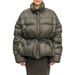 girl Girl Nanyou Women's Waist-Tie High-Neck Jacket 2025 Autumn Winter New High-End Light Short Down Coat_ecoleips.com