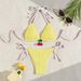 Women's Clothing New Swimsuit Women's Super Sexy Bikini Three Point Cherry Straps High End Seaside Holiday Wear_ecoleips.com