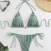 Women's Clothing New Bikini Hot Selling Printed Lace Up Sexy Bikini Split Swimsuit Swimsuit_ecoleips.com