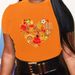 Summer European And American Cross-border Foreign Trade Wholesale T-shirts, Round-neck Casual Plus-size Loose_ecoleips.com