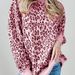 2023 New European And American Style Autumn/Winter Printed Pullover Loose Leopard Print Round Neck Long_ecoleips.com