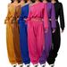 Women's Clothing Chic Off-the-Shoulder Top & Wide-Leg Pants Set – Elegant Autumn Style With Flowy Comfort"_ecoleips.com