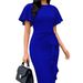 Women's Spring/Summer Casual Dress Trendy Fashion Simple Everyday Versatile Spot Goods_ecoleips.com