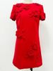 K New Fashion Heavy Industry 3D Flower Short Sleeved Dress Small Dress_ecoleips.com