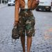Women's Loose Cargo Camouflage Denim Shorts LD2673 Summer New European American Fashion Large Pocket Casual Bottoms_ecoleips.com
