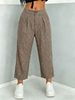 Casual Style Women's Harem Pants, Slimming Loose And Casual Pants For Daily Commuting_ecoleips.com