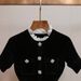 Women's Clothing Slim Fit Velvet Top With Rhinestone Hepburn Style High End Autumn New Arrival Clothing For Ladies_ecoleips.com