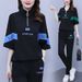 Women's Clothing Summer Plus Size Casual Fashion Set Loose Fit Slimming Short Sleeve T-Shirt And Pants Two Piece Set Chic_ecoleips.com