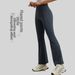 High-Waisted Yoga Pants For Women Hip Lifting Wide Leg Slightly Flared Nude Feel Fitness Pilates Sports Flared Pants_ecoleips.com