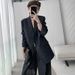 Collarless For Women 2026 Spring And Autumn New Fashion Casual Versatile Solid Color Simple Blazer Style_ecoleips.com