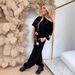 Women's Clothing Fashion Casual Solid Color Pant Suit_ecoleips.com