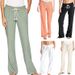 Women High Waist Wide Leg Culottes Dress Embroidered Cotton Linen Soft Breathable Casual Pants Slimming Leg Lengthening_ecoleips.com