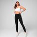 Women's Clothing High Waisted Women's Fleece-Lined High Waist Leggings With Side Stripes - Slim Fit, Tummy Control, Warm & Comfortable_ecoleips.com
