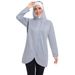 Arabic Women's Hui Ethnic Sports Top Muslim Solid Color Hooded Sweatshirt Y022_ecoleips.com