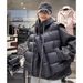 girl Plus Size 150kg European Fashion Two-Piece Set For Women Autumn Down Cotton Vest + Fleece Sweatshirt Layered Outfit_ecoleips.com