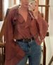 Women's Clothing Summer Ruffled Lace Up Shirt Temperament Tops For Women_ecoleips.com