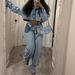 Women's Clothing Casual Color Matching Denim Suit_ecoleips.com