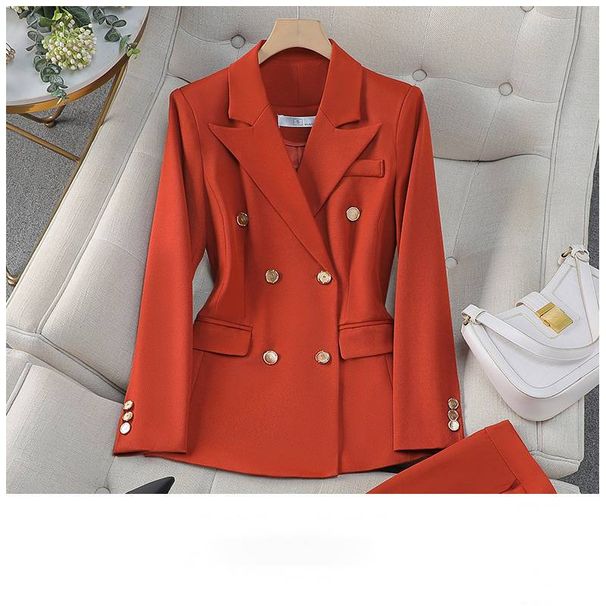 Women's Clothing High End Suit Set Fashion Temperament Goddess Style Professional Suit Two Piece Suit_ecoleips.com