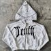 Women's Clothing Edgy Zip-Up Hoodie – Gothic Diamond Print Unisex Streetwear"_ecoleips.com