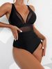 Mesh Back One-Piece Swimsuit – Sheer Cutout Monokini With Adjustable Straps (S-XXL) – Nylon-Spandex Blend (24 Fashion Colors)_ecoleips.com