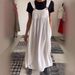 Women's Clothing Summer New Suspender Long Skirt Cotton And Linen Dress Women_ecoleips.com