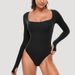 Women's Yoga Onesie Long-sleeved Sexy Tight-fitting Sports Fitness Onesie_ecoleips.com