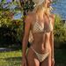 Women's Sexy Polka Dot Bikini Set Adjustable Tied Triangle Top & Cheeky Bottom Swimsuit_ecoleips.com